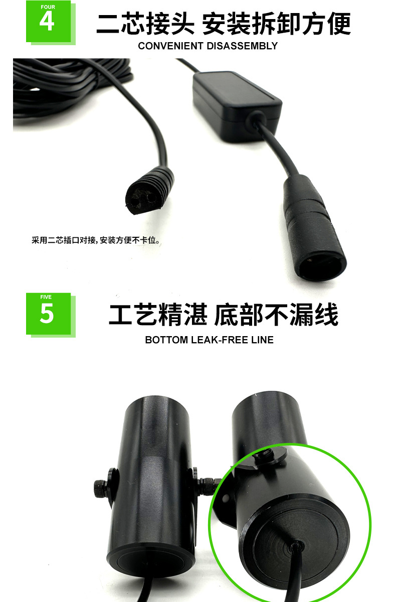 Car Pilot Light Truck Strong Light Laser Cannon Anti-Rear Collision Car Spotlight Warning Strobe Light Roof Spotlight Fog Light