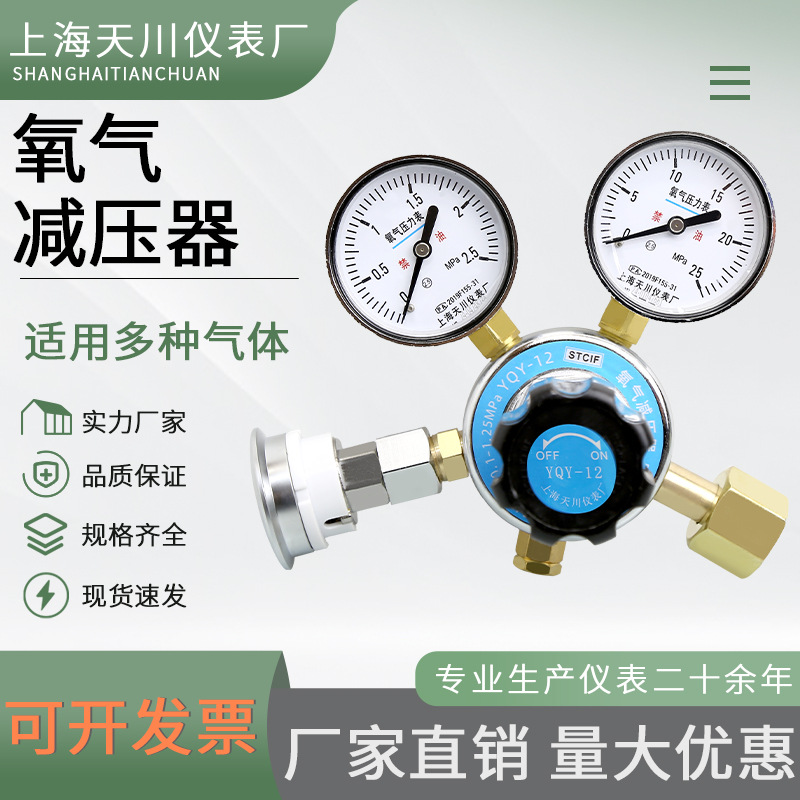 氧气瓶气体转换终端 氧气瓶气体终端国标德标 上海减压器天川