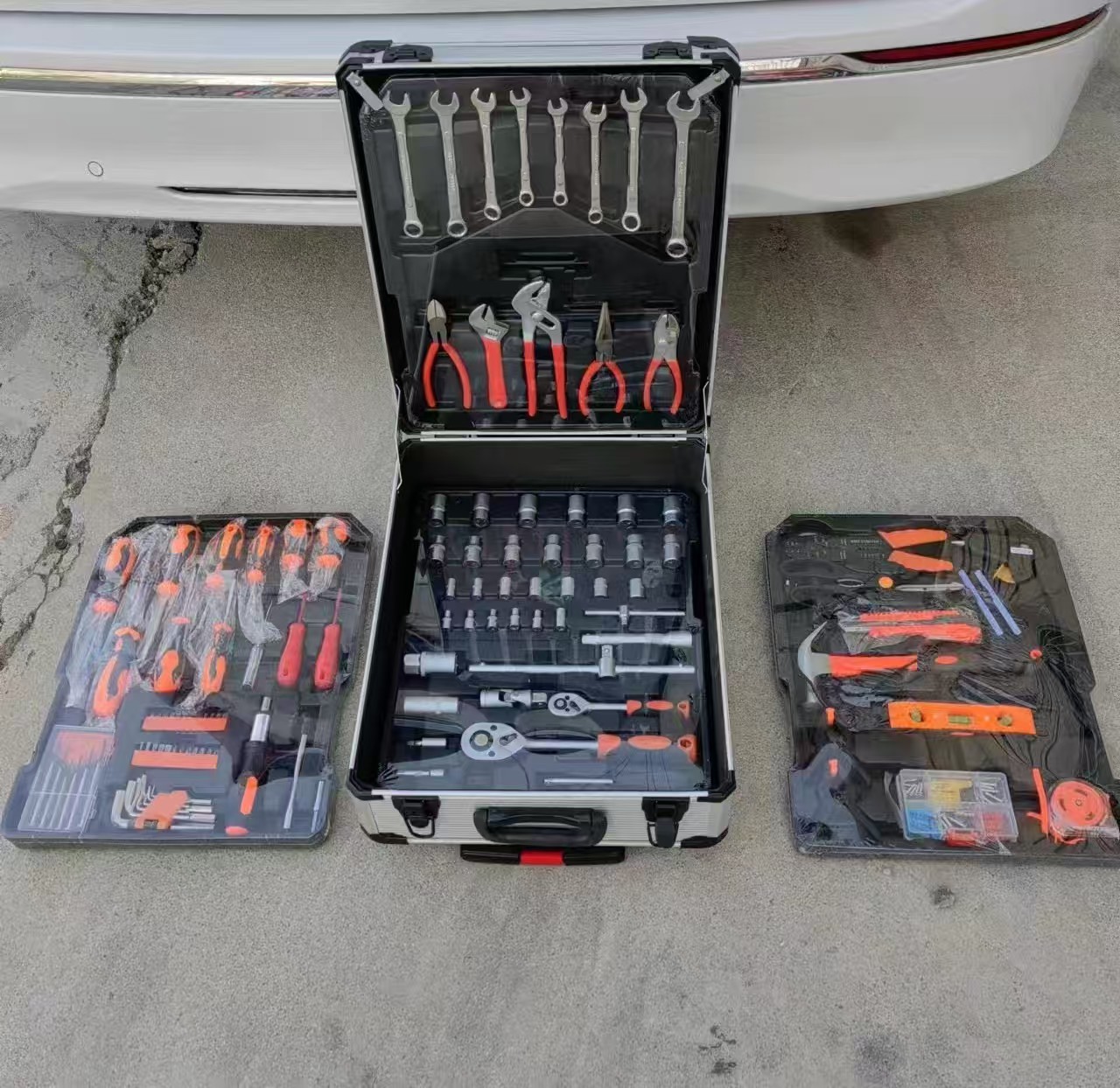 187-Piece Set 399Pc Auto Repair Combination Tool Set Professional Auto Maintenance Car Socket Car Repair Set