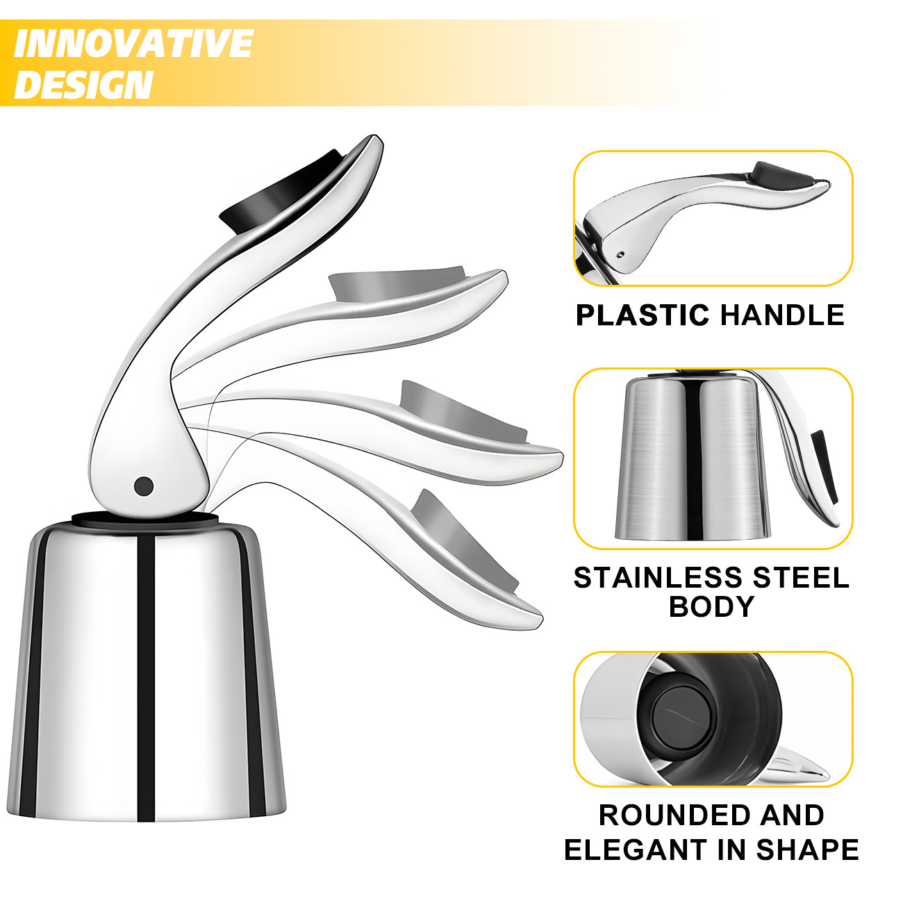 bottle stopper stainless steel
