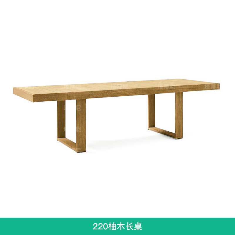 Mesas y sillas para patio exterior, muebles de madera anticorrosivos para jardín y balcón, conjunto de banco anticorrosivo para terraza y villa.