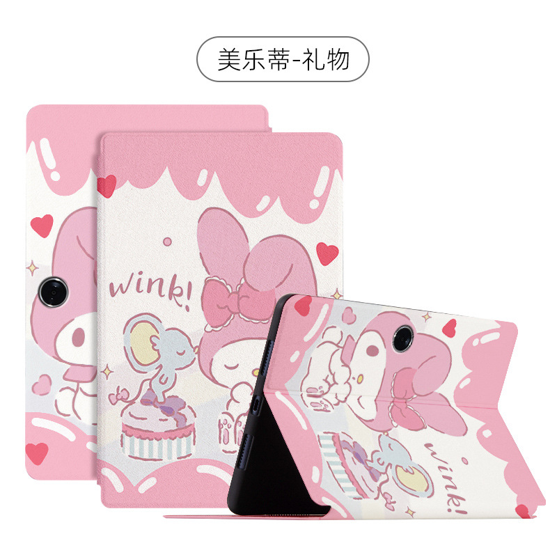 For OPPO PAD Air 2 11.4 inch painted leather case adorable pet painted children's flat shell mixed model