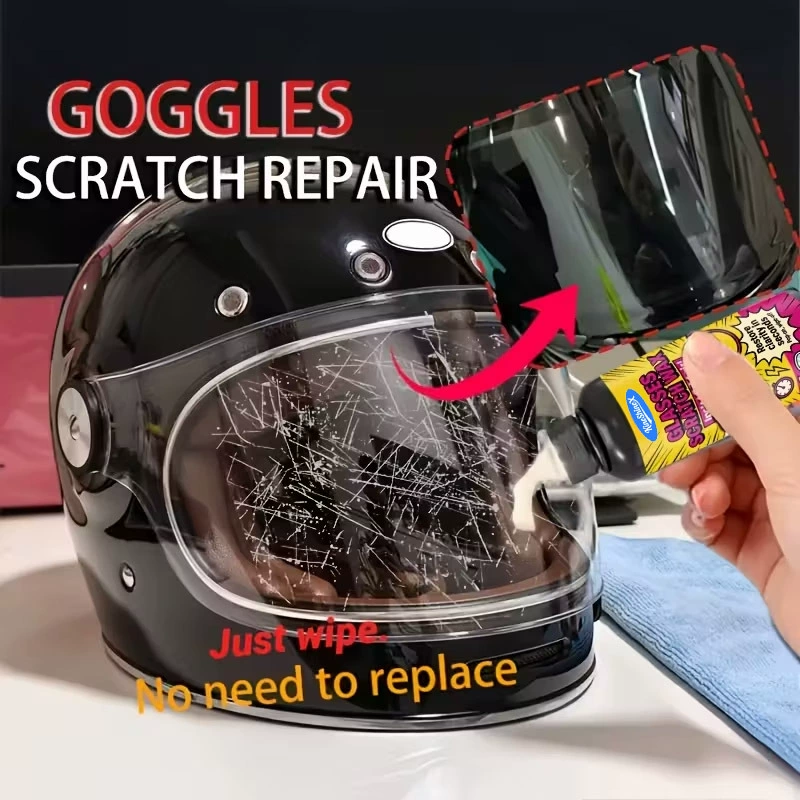 Крем для ремонта царапин на очках восстанавливает четкость и гладкость поверхности, глубокий ремонт, обновление линз, царапин, удобный гаджет