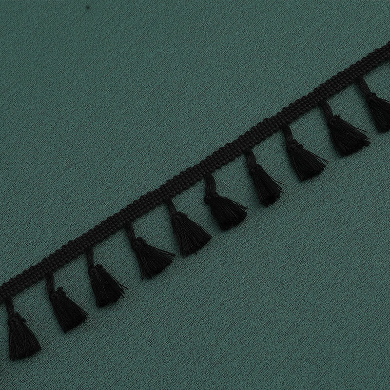 Black and White 100% Cotton Tassel Fringe Flowery Edge DIY Ethnic Style Clothing Home Textiles Curtains Scarves Accessory Supplies