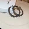 17#ear ring-blue