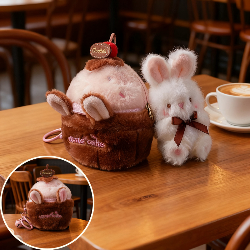 Llavero Colgante de Peluche de Poliéster Decorativo para Mochila image 9