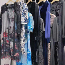 熹凤23斋秋冬金丝绒气质高端名媛洋气减龄妈妈连衣裙走份库存批发