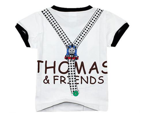 Thomas and His Friends Short Sleeve Train Engine Cotton T-shirt for Kids