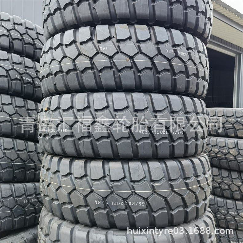 厂家批发工程机械修路摊铺机轮胎365/80R20越野车轮胎 单位开票