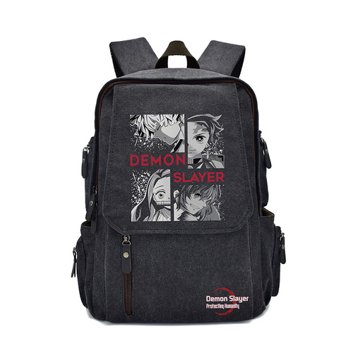 Factory-sourced supply: Attack on Titan, Free Wings, Double-Shoulder Backpacks—Grimmjow, Pikachu, Genshin Impact-themed Bags for Wholesale International Trade