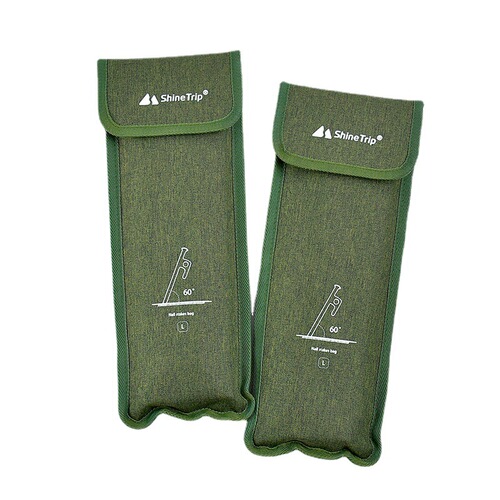 Outdoor camping ground peg storage bag Oxford cloth thickened ground peg bag camping tent camp peg small accessories storage bag