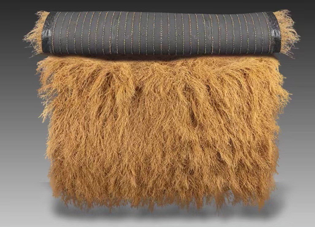 Simulación de paja paja techo techo techo pabellón exterior retardante de llama decoración artificial paja artificial hierba falsa