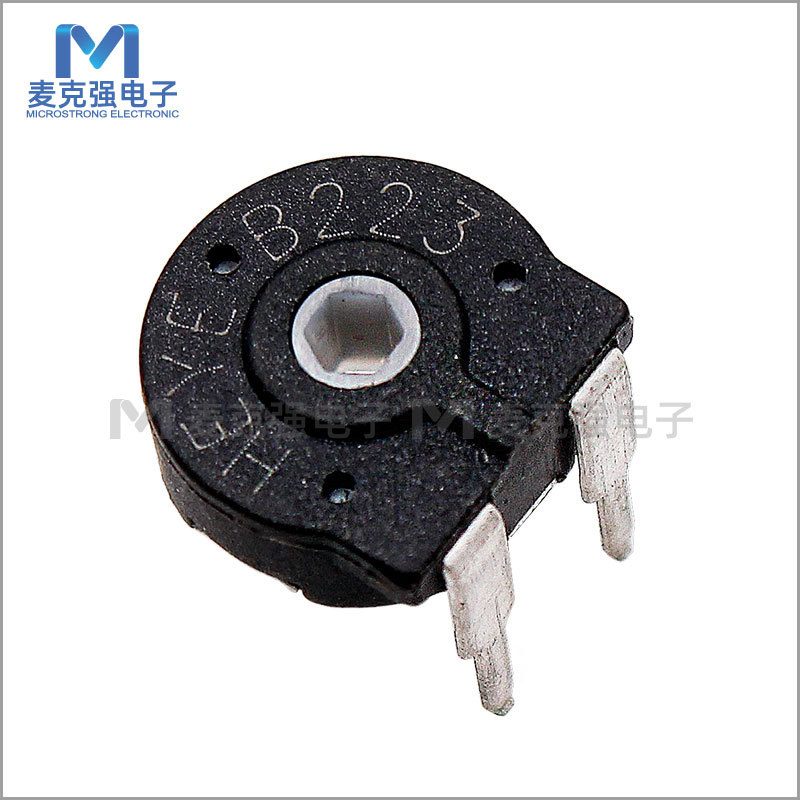 西班牙精密可调电位器PT10 B223 22K 卧式六角孔直径10mm 微调