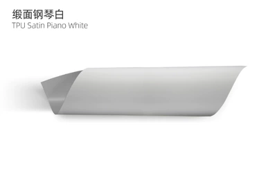 Auto Color Change Film Wrap Tpu Car Color Change Film - satin-piano-white-tpu-satin-piano-white-tpu