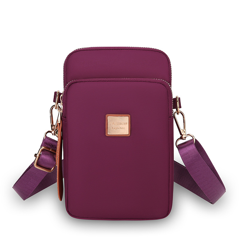 Bolso mini móvil de moda portátil al aire libre bolso de cambio de compras simple y ligero bolso de cintura casual multifuncional