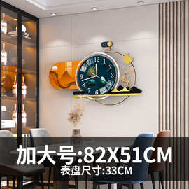 （清库存）现代客厅时尚挂墙家用钟静音挂钟创意艺术轻奢简约钟表