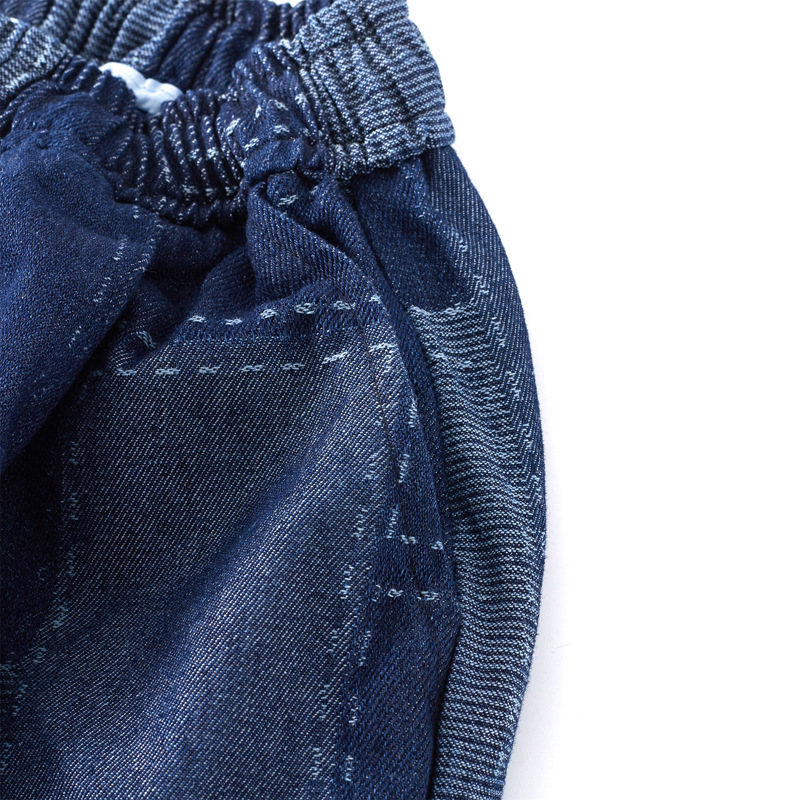 Vêtements pour hommes patchwork jambe large multi-poches jeans rétro rue silhouette ample pantalons de travail pour hommes et femmes_voghion.com