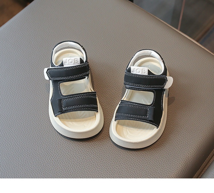 Kids Velcro Sandals Breathable Soft Sole Waterproof Summer Shoes_voghion.com