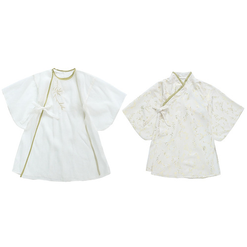 Hanfu Boys Autumn Clothes New Ancient Style Girls Baby Tang Suits Chinese Style Mid-Autumn Festival Performance Han Elements Traditional Chinese School Clothes