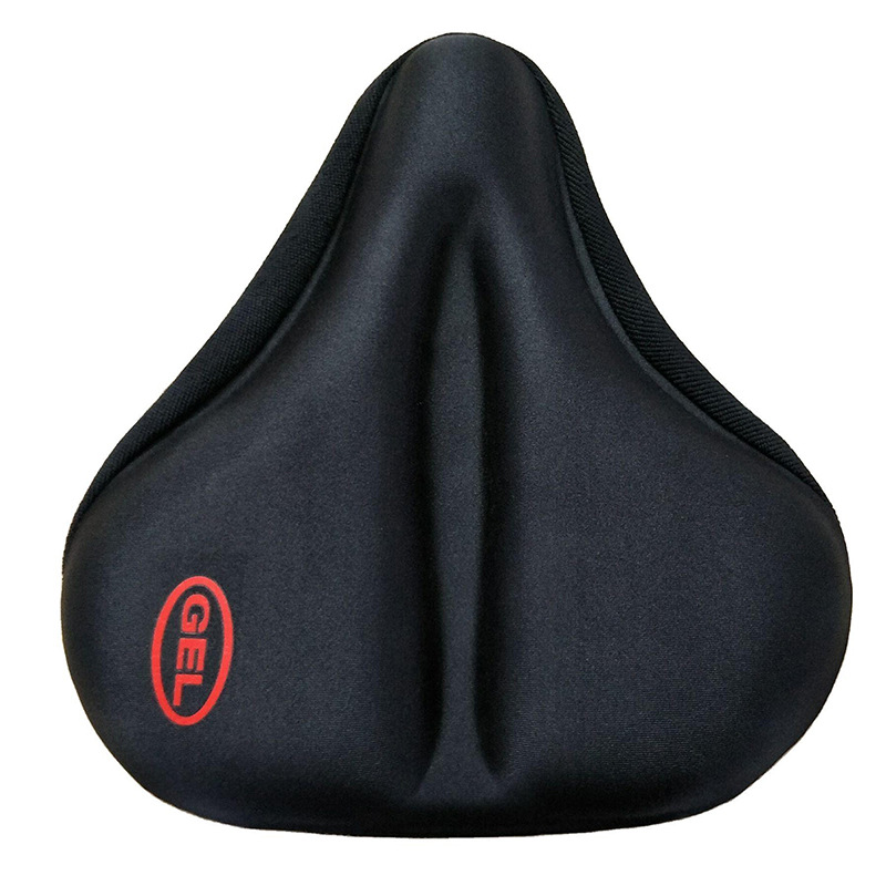 Enlarged and Widened Bicycle Silicone Seat Cover, Thickened Mountain Bike Seat Cover, Waterproof and Sun-Proof