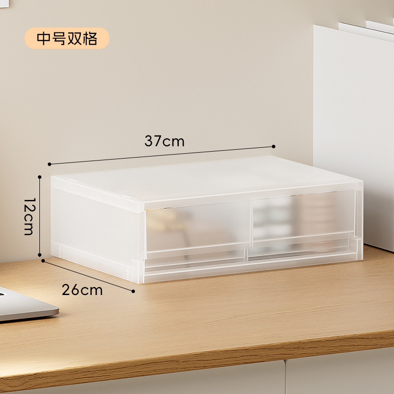 중간 더블 [투명]