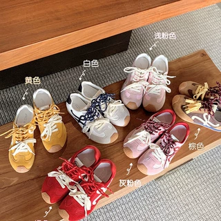 葡萄妈同款~2026夏新款7CM内增高版复古系带百搭休运动鞋女德训鞋