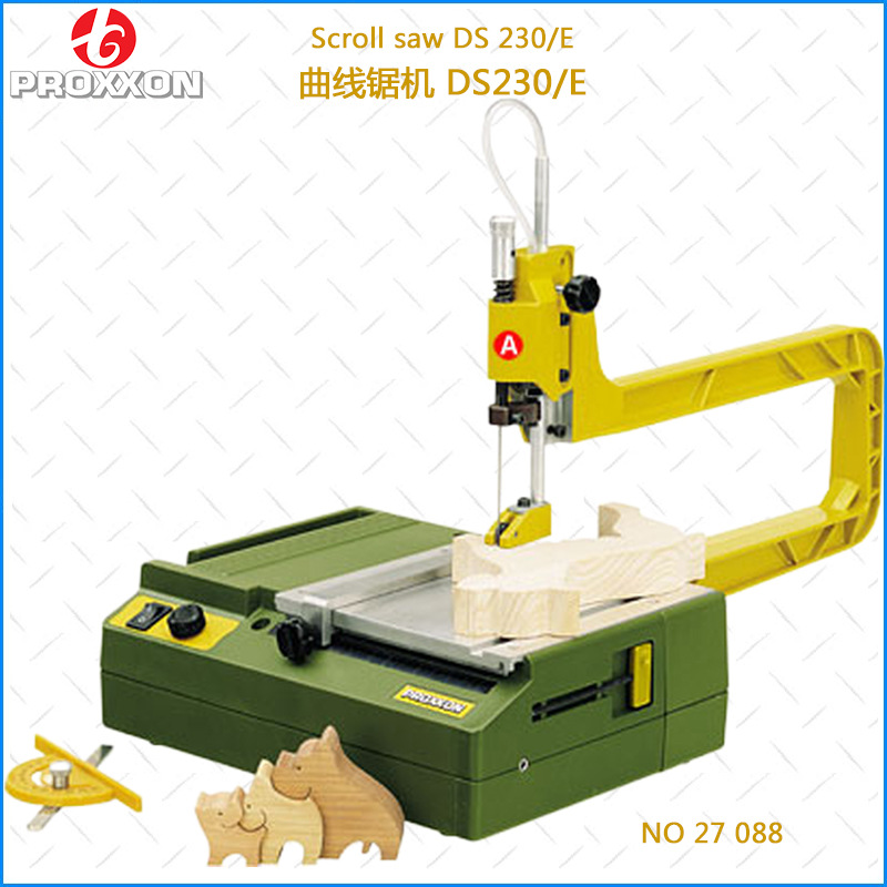 27088PROXXON曲线锯机DS230E木工台式线锯机桌上型微型拉花锯机台