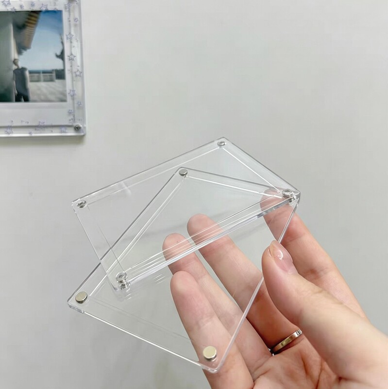 New Acrylic Photo Frame Mini Polaroid Photo Frame Magnetic Refrigerator Sticker 3inch Small Cards with Groove Photo Printing New Acrylic Photo Frame Mini Polaroid Photo Frame Magnetic Refrigerator Sticker 3inch Small Cards with Groove Photo Printing