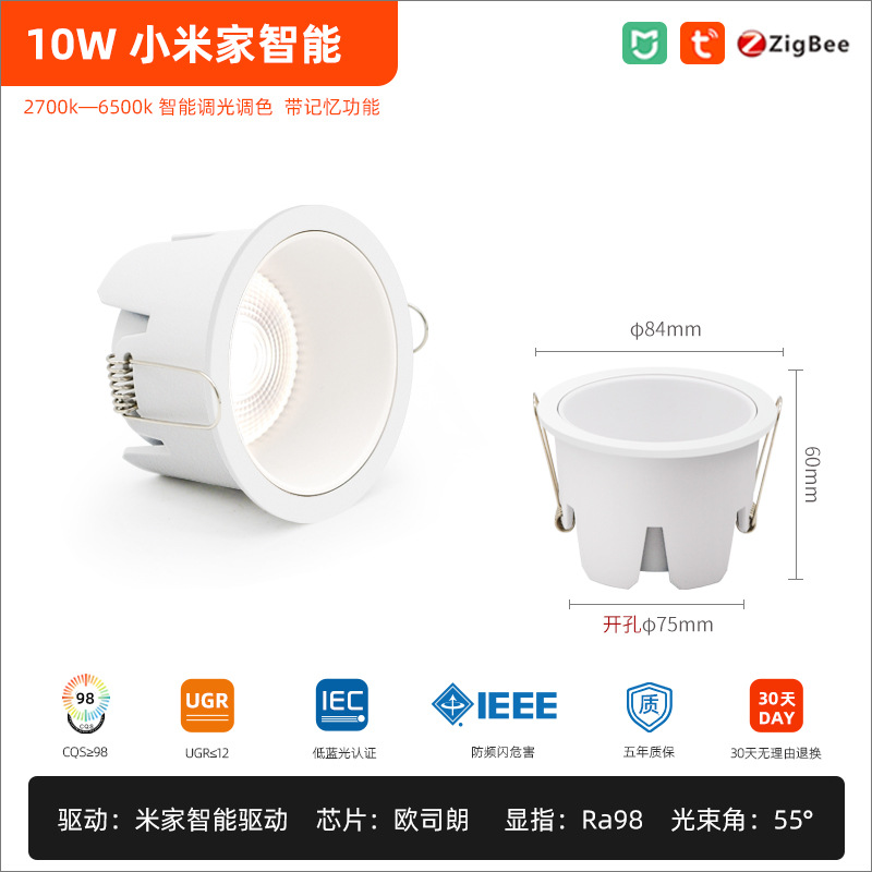 10w white-connected⼊⽶Home app