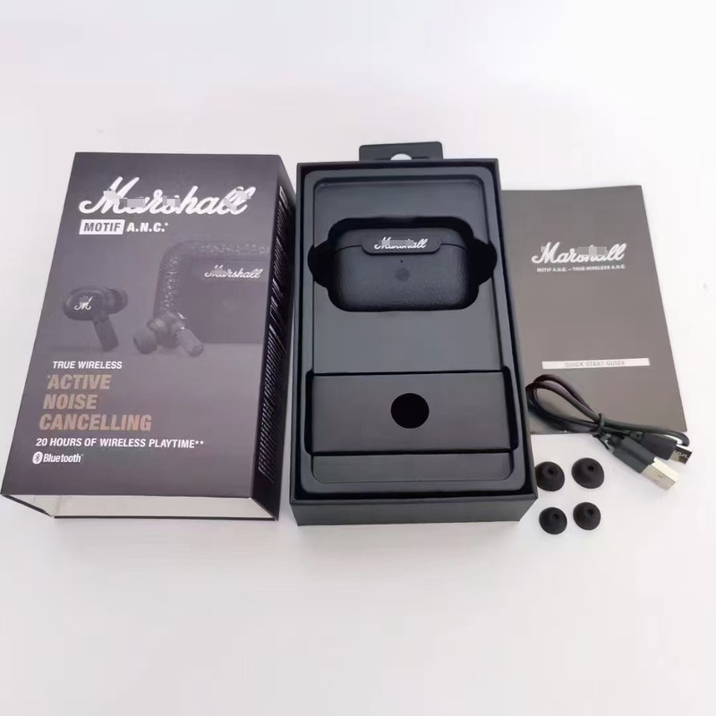 Suitable for Marshall Minor Anc M4 Wireless Bluetooth Headphones, Noise-Cancelling In-Ear Sports Earbuds