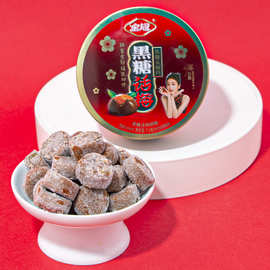 金冠72g黑糖话梅糖糖铁罐装休闲解馋小零食下午茶小零食品分享装