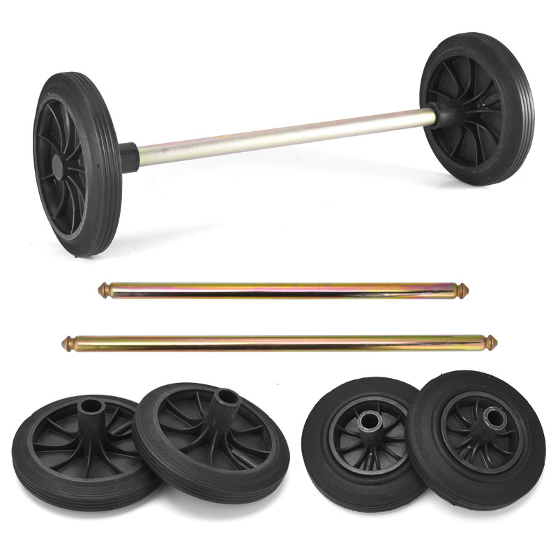 240-Liter Trash Can Wheels 8inch Thickened Universal Solid Rubber Hollow Axle 120L Accessories