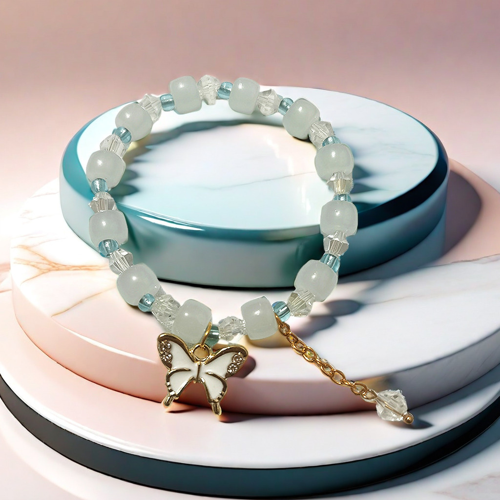 Pulsera de Lirio de los Valles Súper Hada, Promoción Especial 2025, para Mujer, Fresca y Única, Sensación de Alta Gama, Regalo de Pulsera con Cuentas para Mejor Amiga Estudiantil
