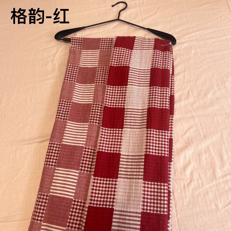 Ready Supply of Pure Cotton Yarn-Dyed Plaid Fabrics, Home Textiles, Cotton Gauze Plaid Fabrics, Kidsren's Home Clothing Fabrics Ready Supply of Pure Cotton Yarn-Dyed Plaid Fabrics, Home Textiles, Cotton Gauze Plaid Fabrics, Kidsren's Home Clothing Fabrics