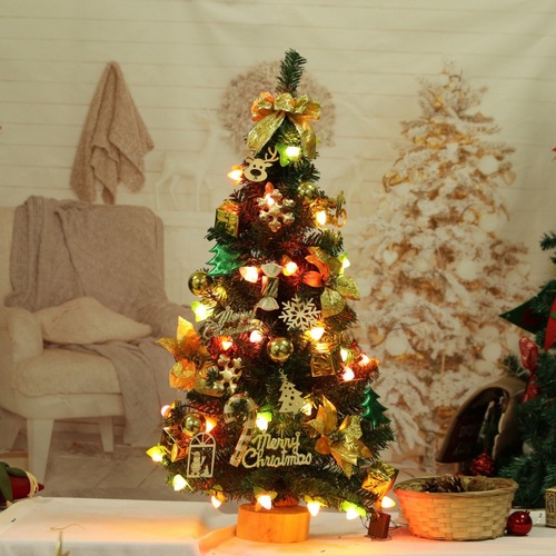 Christmas tree mini Christmas decoration package 30/45/60/90 handmade diy foldable encryption home set