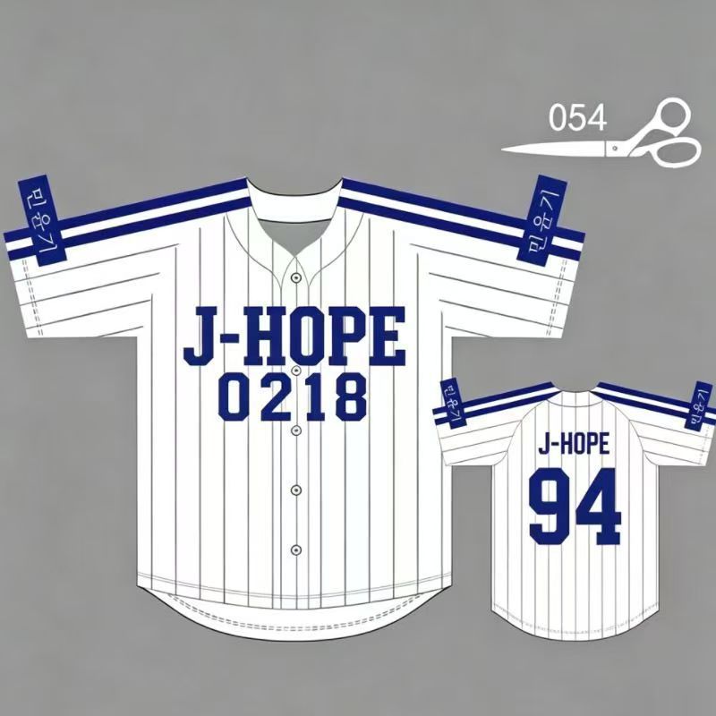 2026 Cross-Border Hot-Selling Foreign Trade Korean BTS Bangtan Boys Korean Version Baseball Shirt Trendy Brand Support Wholesale