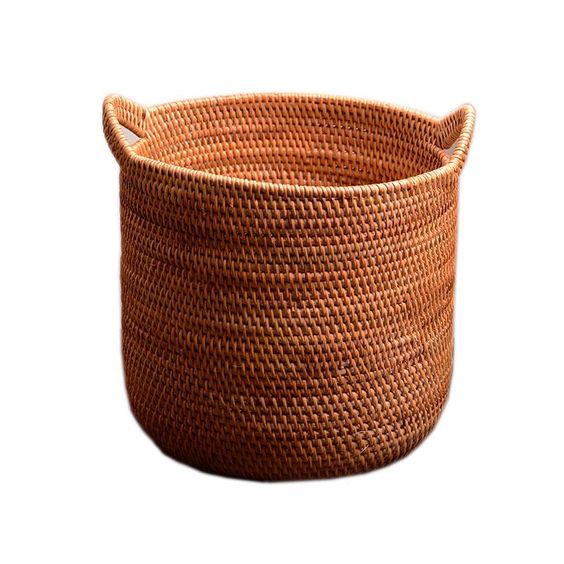 热卖高品质产品 藤制储物篮 工艺品 编织篮 多用途便利收纳箱