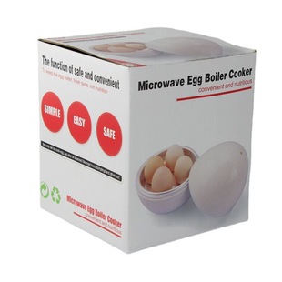 Cross-Border factory spot wholesale creative egg steamer microwave oven with 4 eggs egg cooker egg cooker