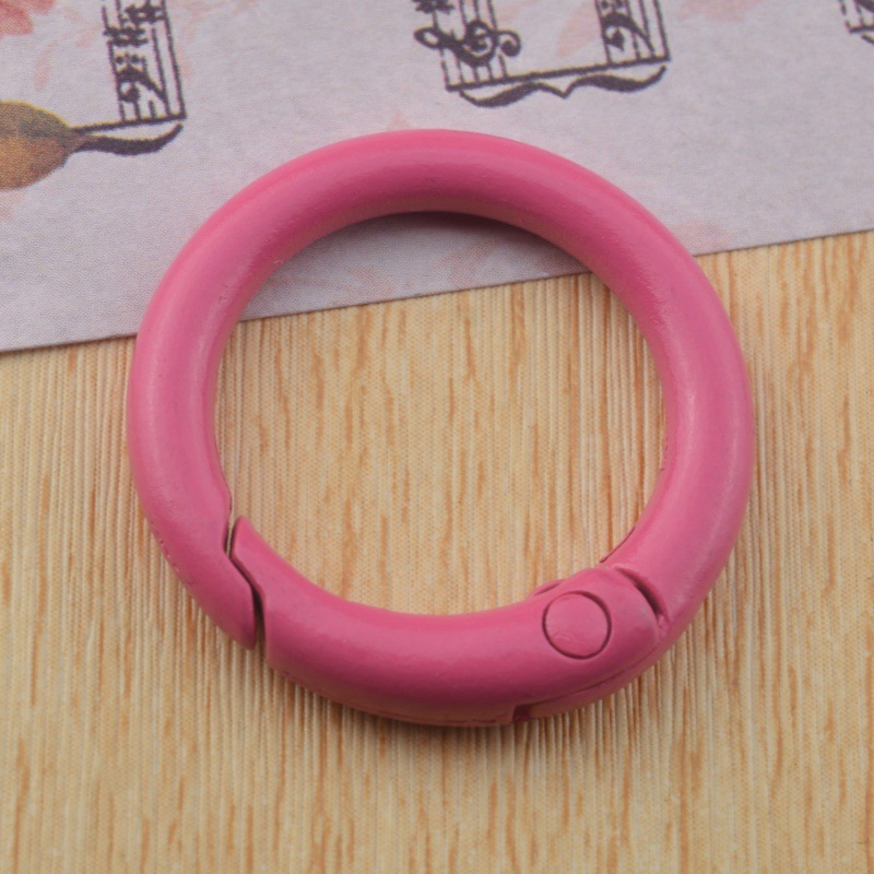 工場直販カラー塗装亜鉛合金スプリングコイル 33 ミリメートルスプリングコイル diy ペンダントキーホルダーアクセサリースプリング