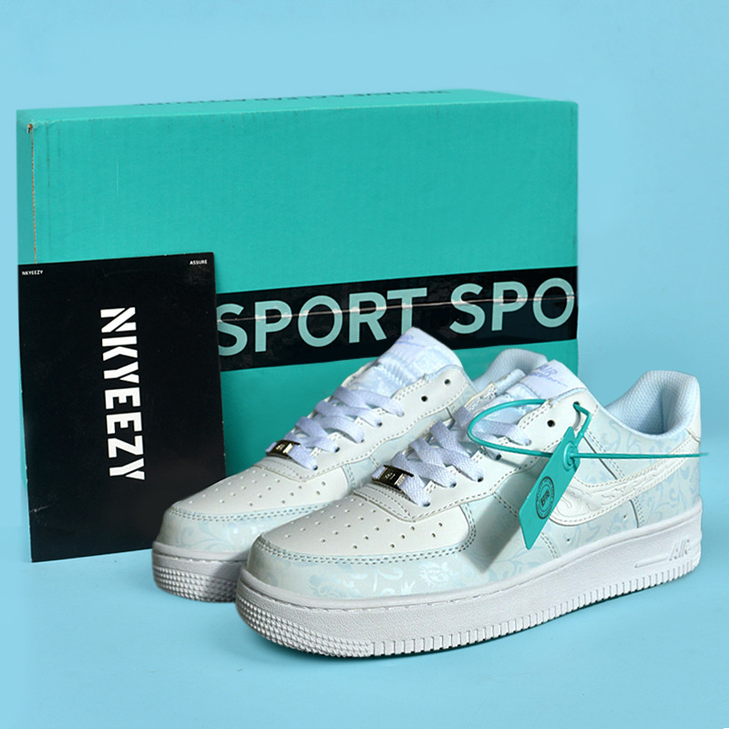 Resistente a la fiebre oficial AF1 blanco y negro panda fuerza aérea 1 zapatos de patina baja para hombres y mujeres zapatos deportivos casuales para correr Putian Dunk