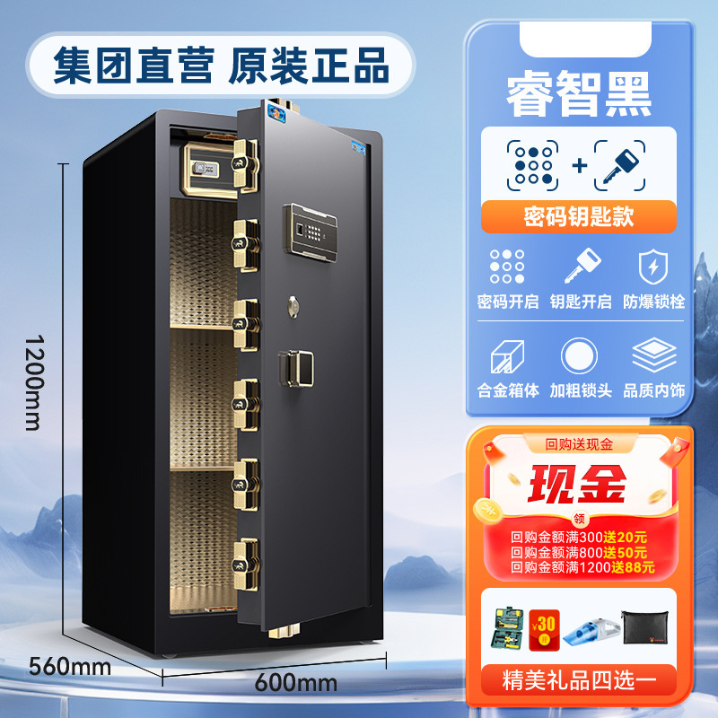 金庫ホーム 2025 新しい盗難防止金庫オフィス 60/80 センチメートル 1m /1.2 指紋パスワード|undefined