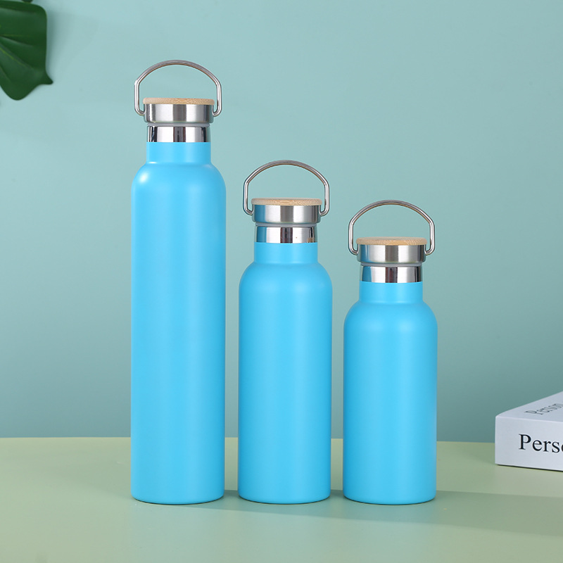 El suministro transfronterizo de acero inoxidable 304 deportes hervidor americano boca grande olla de escalada de doble capa de vacío termo taza al por mayor