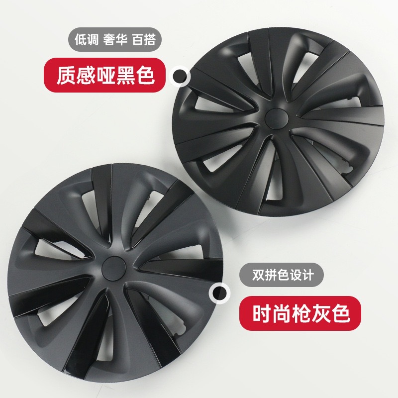Applicable to Tesla ModelY storm wheel hub cover 19-inch original car S wheel hub cover anti-scratch exterior decoration modification