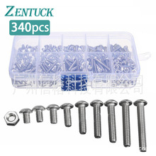 �羳���l 340pcs��˨�ݽz�M�� m3 A2���P䓈A�^��������˨��ĸ