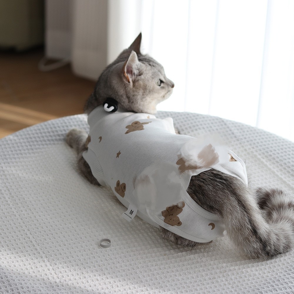 Послеоперационный восстановительный костюм для кошек Pomidoro