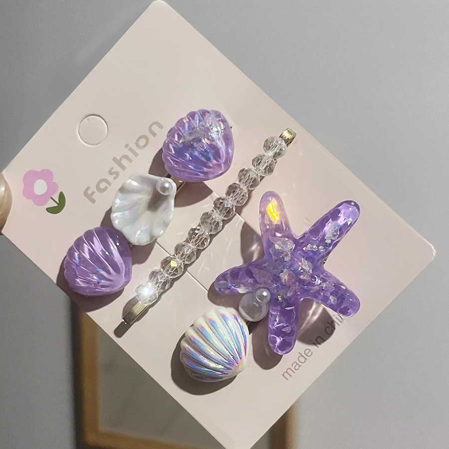 Horquilla con forma de estrella de mar, clip para el cabello con flequillo, nuevo y bonito clip para el cabello, accesorio para el cabello, clip lateral.