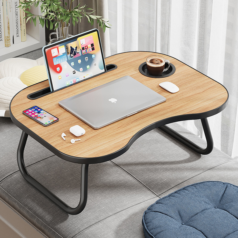 Cross-border S-style Bed Table Folding Small Table Selected Premium Household Laptop Computer Desk Children's Learning Table Board