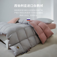 加厚保暖羽绒被95白鹅绒冬被100鹅绒正品春秋被