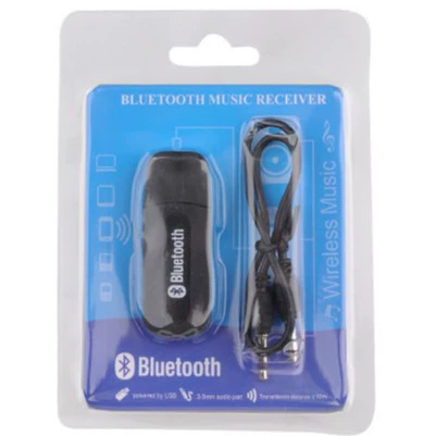BT-163 Bluetooth USB музыкальный ресивер 3.5 Bluetooth аудио ресивер BT163 Bluetooth адаптер AUX синий