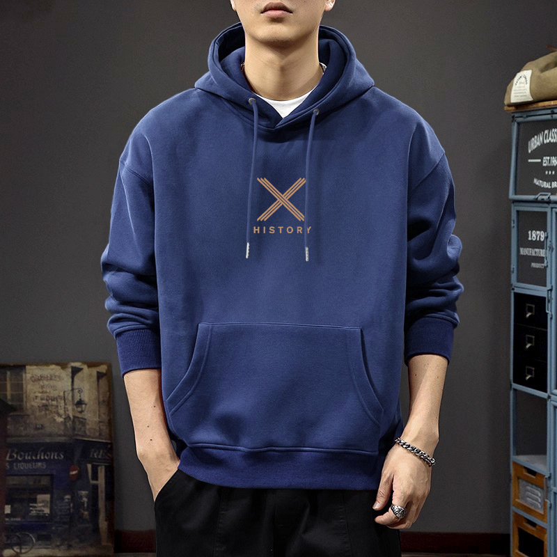 Azul escondido con sudadera normal - 2508